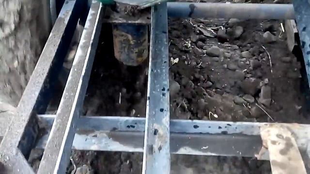 Картофелесажалка двухрядная самодельная. принцип работы. смотреть онлайн