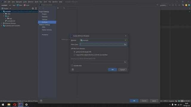 How to create a JAR file with IntelliJ Idea смотреть онлайн