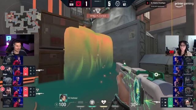 Kyedae react on Tenz crazy Reyna ACE save the Sentinels смотреть онлайн