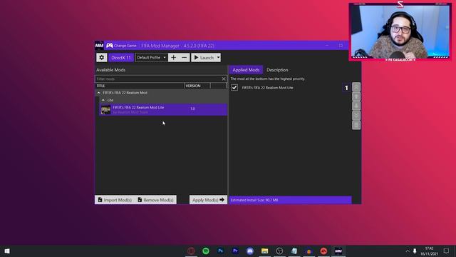 Como INSTALAR O MOD De REALISMO (Lite) No FIFA 22 [PC] │ FIFER's Realism Mod Lite