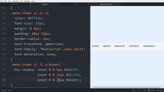 Animated Menu Bar using HTML & CSS | Coding Nepal смотреть онлайн