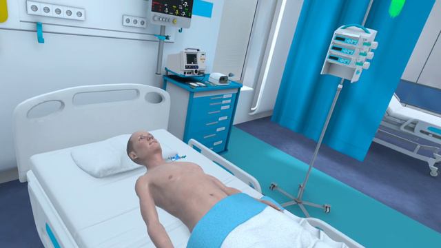 XR-Hospital - Постановка центрального венозного доступа с датчиком для мониторинга