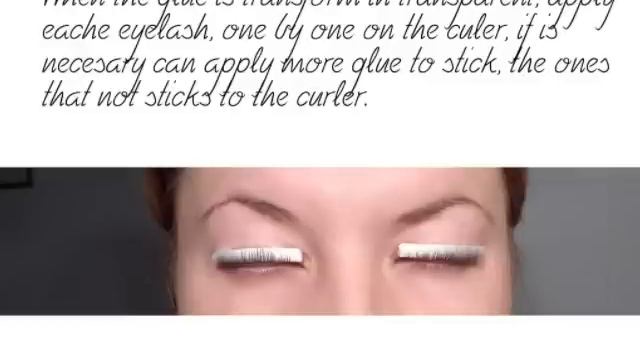 permanent curl eyelash (permanente pestaña) смотреть онлайн