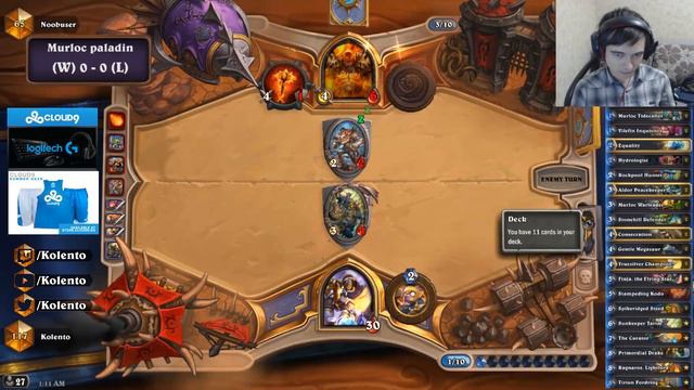 Hearthstone: I see only face (murloc paladin) смотреть онлайн