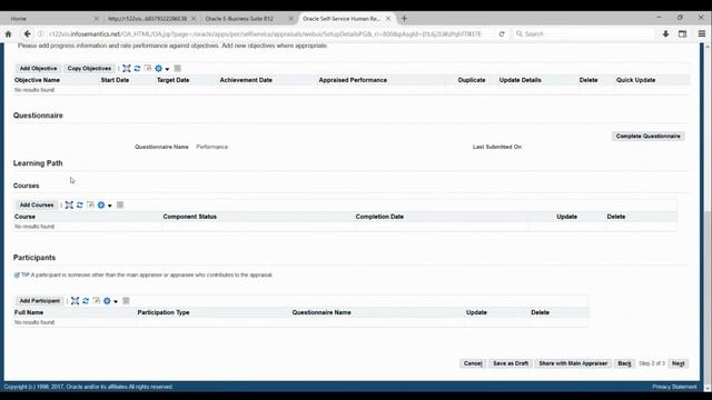 Oracle HRMS Payroll - Performance Appraisal - Part II смотреть онлайн