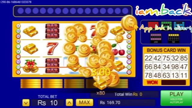 3card one play New game 777 Bingo full fun game Rs.10 bets sa 50 sa 40 tak ki wining very easy. смотреть онлайн