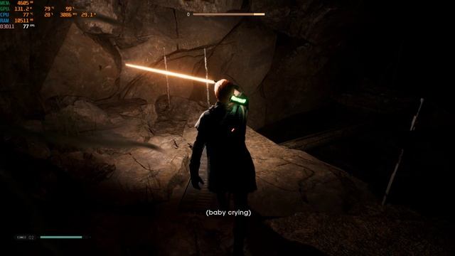 Star Wars Jedi Fallen Order Max Setting 1440p | MSI Crosshair 15 with i7 12700h or RTX 3060(140 W) смотреть онлайн