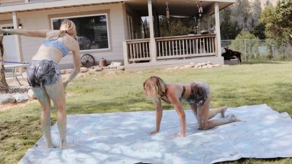 SLIPPERY YOGA POSE CHALLENGE