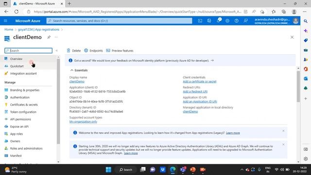 What is an Azure AD Client ID? смотреть онлайн