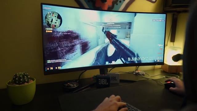 REVIEW AOC CU34G2X Curved Gaming Monitor смотреть онлайн
