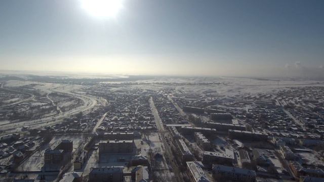 Mi Drone 4K Орск с высоты птичьего полёта 17.02.18г.