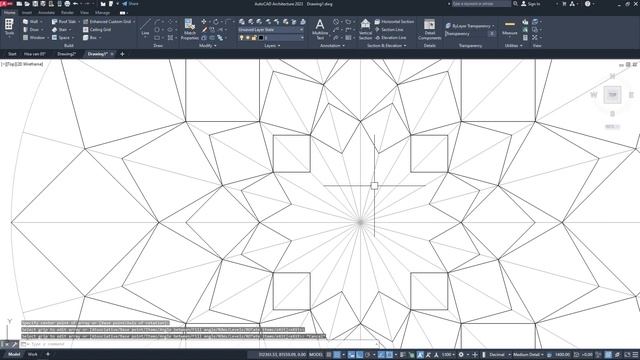 Vẽ mẫu hoa văn với AutoCAD Architecture 2023 - MẪU SỐ 05 | P-AUTOCAD смотреть онлайн