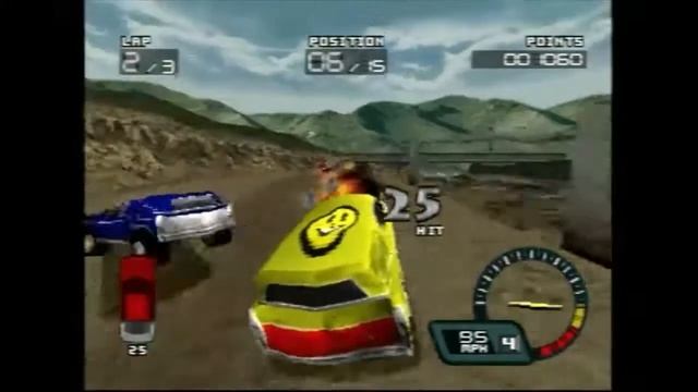 "DEATH FROM ABOVE! (+500 Points)" DEMOLITION RACER Game Play part 2! смотреть онлайн
