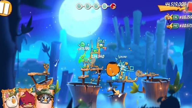 Angry Birds 2 Windows PC Daily Challenge 4-5-6 rooms for extra Bomb card (March 9, 2024) смотреть онлайн