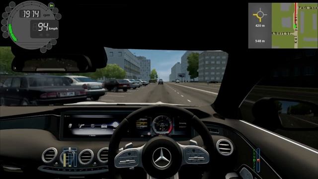 City Car Driving TH EP.2 ขับรถเบนซ์หรูๆแรงมาก Mercedes-AMG S63 Coupe смотреть онлайн