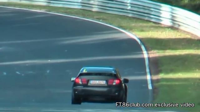 Toyobaru (Scion FR-S | Toyota GT 86 | Subaru BRZ) test mule in testing at Nurburgring смотреть онлайн