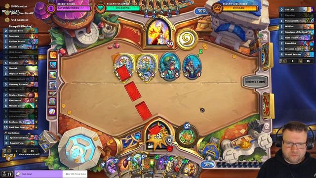 Chinese Heal Ramp Druid deck guide and gameplay (Hearthstone Sunken City) смотреть онлайн