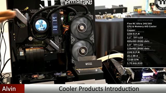 Какие системы охлаждения Thermaltake показала на собственной выставке 2021 Thermaltake Expro January смотреть онлайн