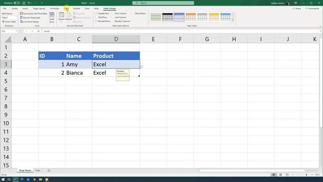 How to create a Drop Down List in Excel смотреть онлайн