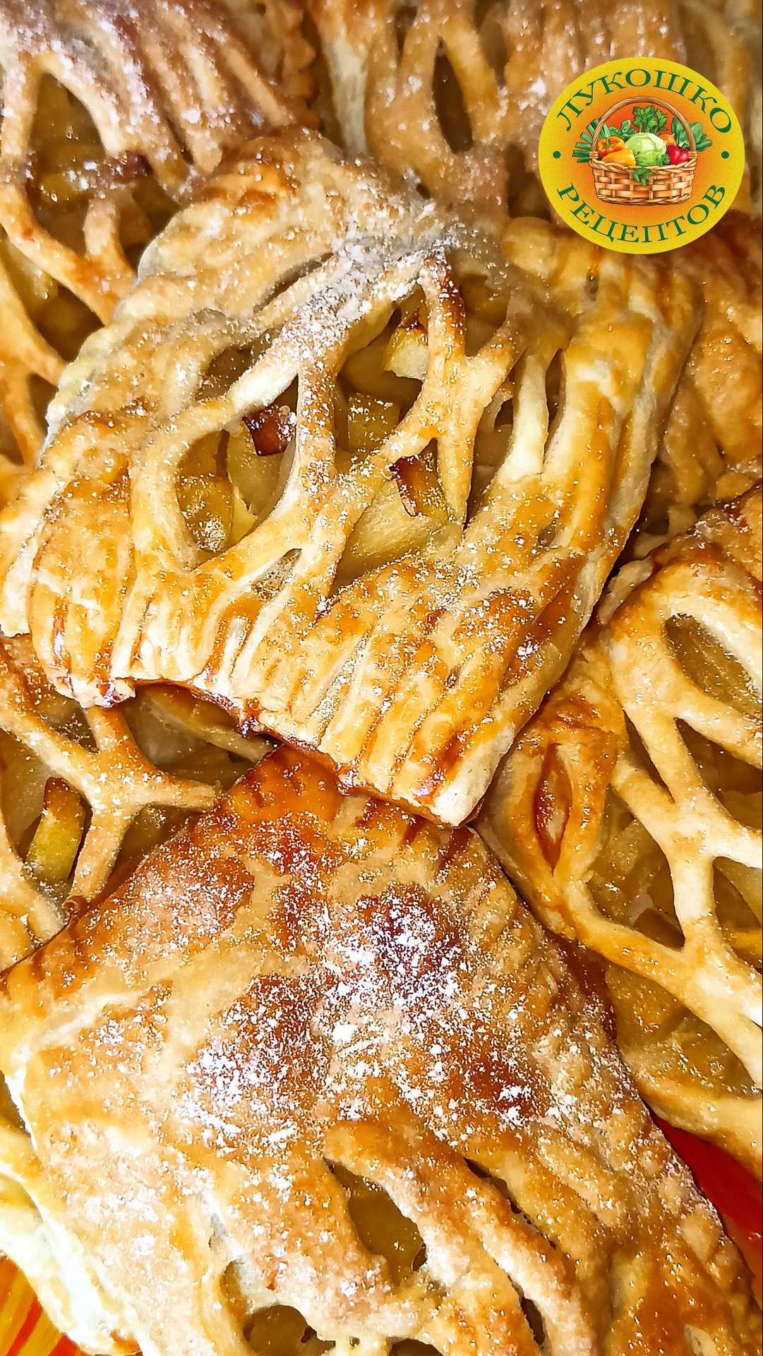 Слойки с яблоком из слоеного теста 🍎 Очень вкусный рецепт смотреть онлайн