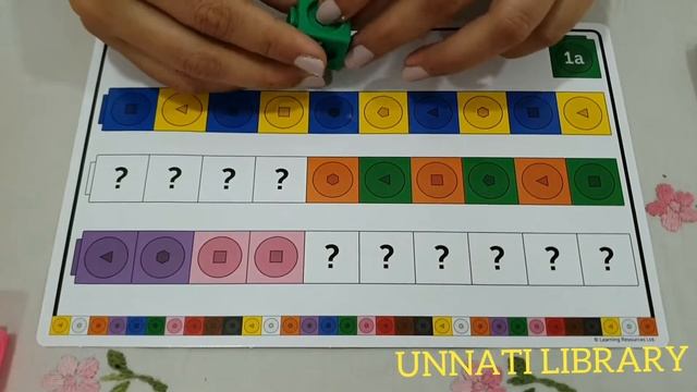 How to play Math Link cubes game of Learning resources from Unnati Library смотреть онлайн