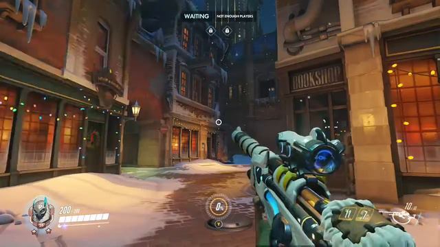 Overwatch Ana SNOW OWL Skin Gameplay смотреть онлайн