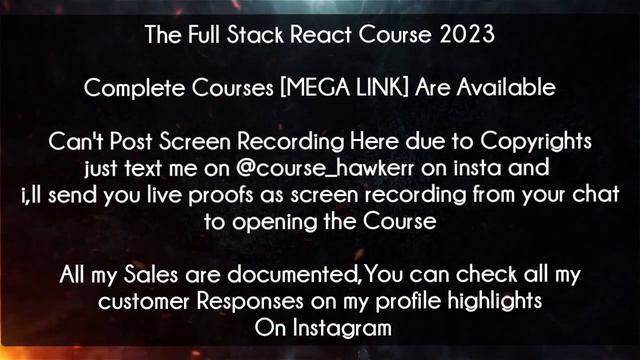 The Full Stack React 2023 Course Download - The Full Stack React Course смотреть онлайн