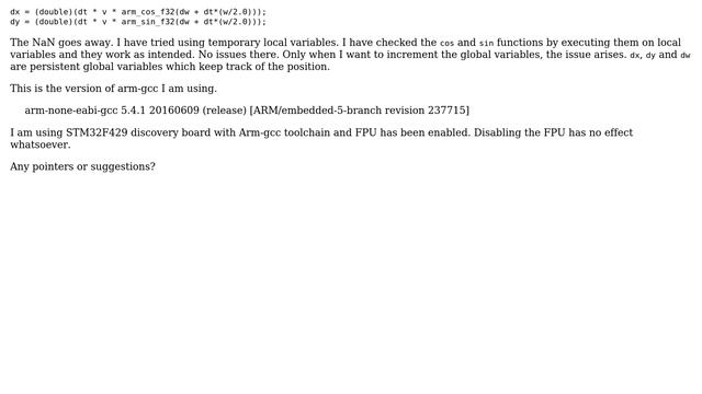 Electronics: STM32 NaN value for floating point operations on global variables (2 Solutions!!) смотреть онлайн