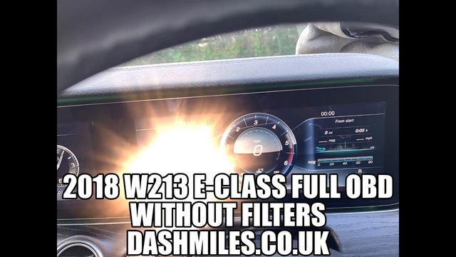 2018 Mercedes W213 MILEAGE CORRECTION OBD Without Filters www.dashmiles.co.uk смотреть онлайн