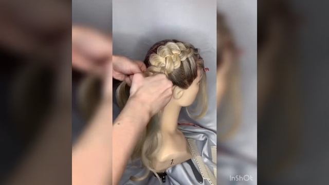 Французские косы. Вплетаем ленты-готовимся к 9 мая смотреть онлайн
