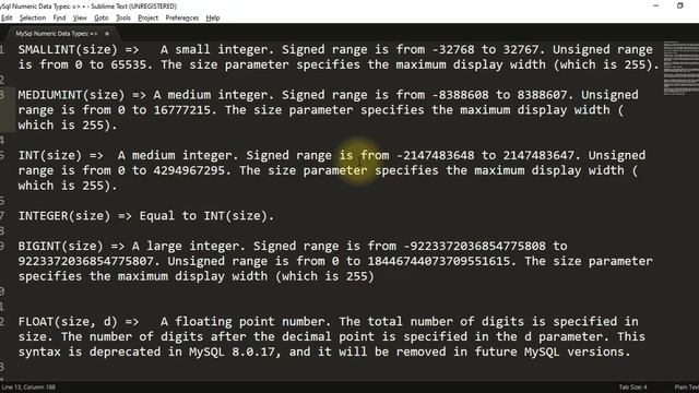 Numeric Data Type in MySQL in Hindi - 05 смотреть онлайн