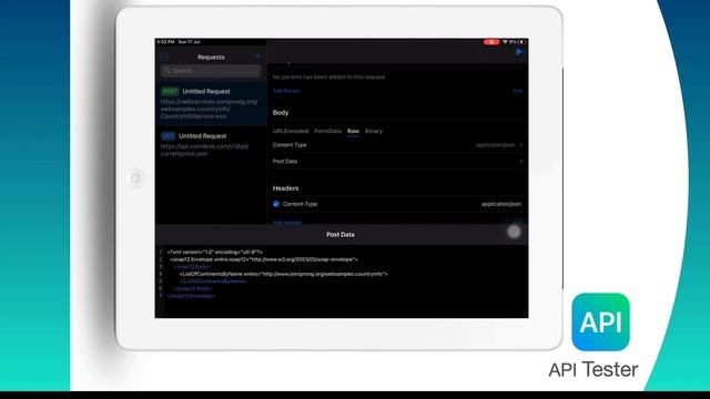 API Tester # 5 | Soap & WSS requests using your mobile device / iPad смотреть онлайн