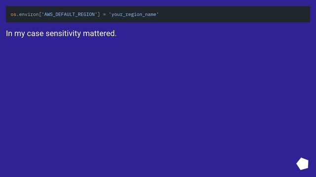 boto3 client NoRegionError: You must specify a region error only sometimes смотреть онлайн