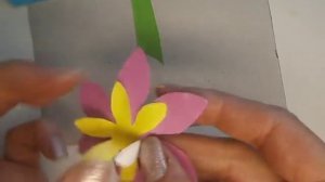 Аппликация для малыша Цветок в вазе