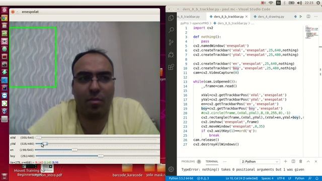 OpenCV ve Trackbar Kullanımı смотреть онлайн