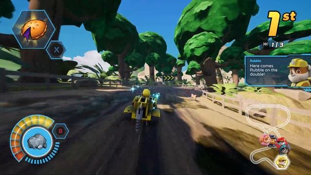 Rubble | Paw Patrol Grand Prix Full Gameplay Walkthrough (Longplay) смотреть онлайн