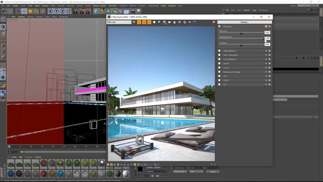 V-Ray 3.7 for Cinema 4D – How to light an exterior day scene смотреть онлайн