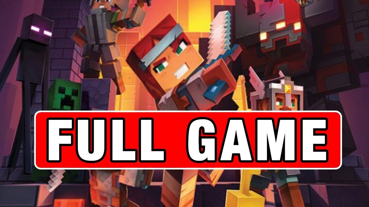 Minecraft Dungeons - Full Game Walkthrough Longplay Part 1 смотреть онлайн
