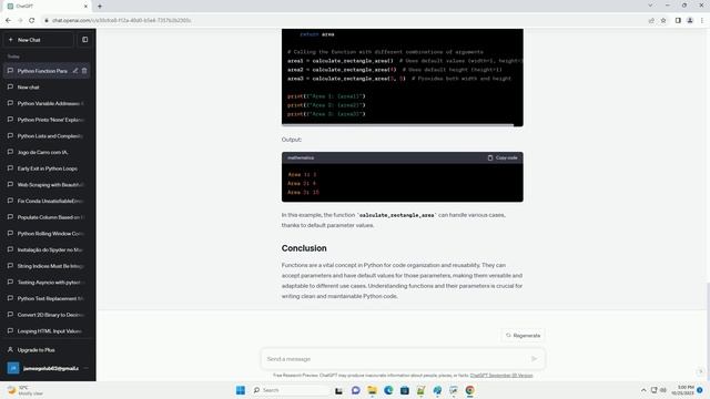 Python function parameters default and then a list смотреть онлайн