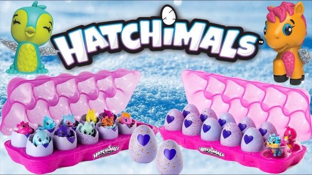 Игрушка Hatchimals набор яиц Хетчималс смотреть онлайн