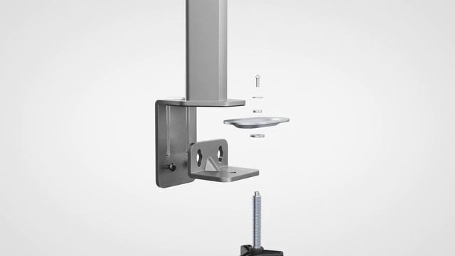 ACT AC8335 Monitor Desk Mount for 1 screen up to 32", silver смотреть онлайн