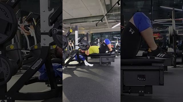 д.2 жим штанги лежа ноги на скамье смотреть онлайн