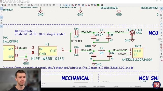 RF + MCU PCB Design Review - Phil's Lab #76 смотреть онлайн