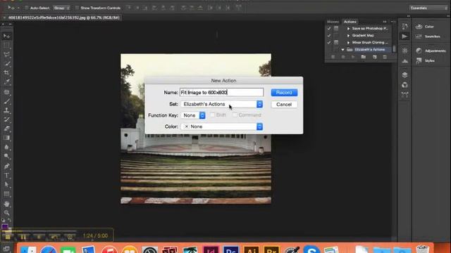 Actions -- Clemson University Photoshop Tutorial смотреть онлайн