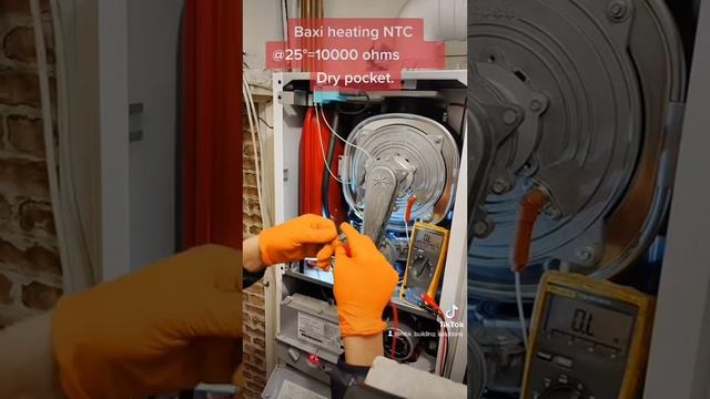 Baxi Duotec E20 Fault Code NTC Thermistor Check And Replacement, Boiler Sensor NTC Thermistor