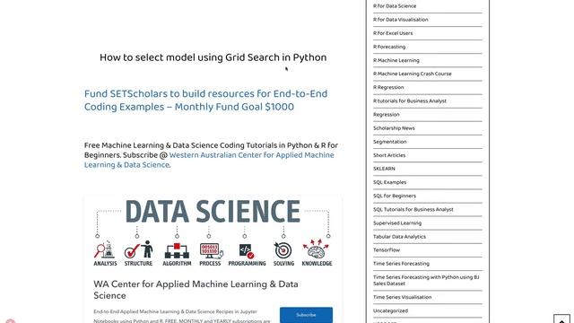 How to select model using Grid Search in Python смотреть онлайн