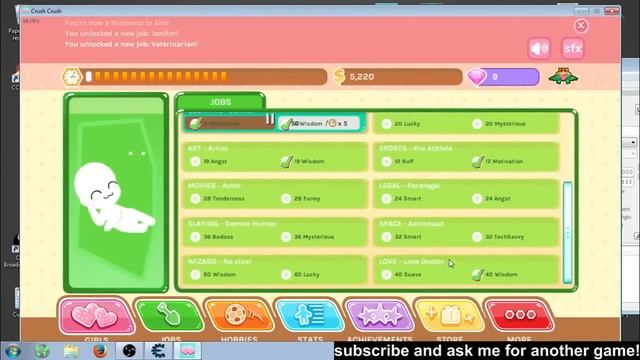 Crush Crush Max Hobbies Level Cheat Engine
