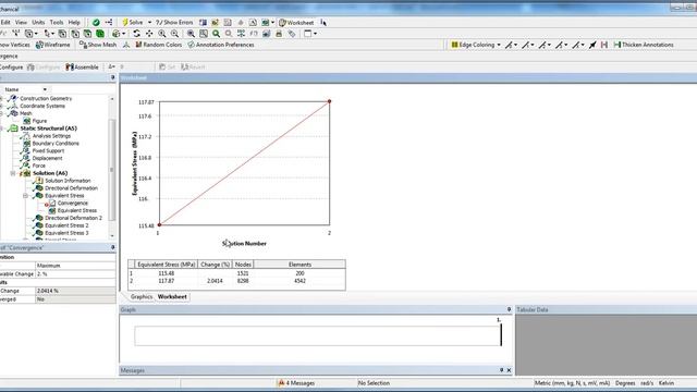ANSYS Workbench Tutorial - Simply Supported Beam - Center Load - PART 2 смотреть онлайн