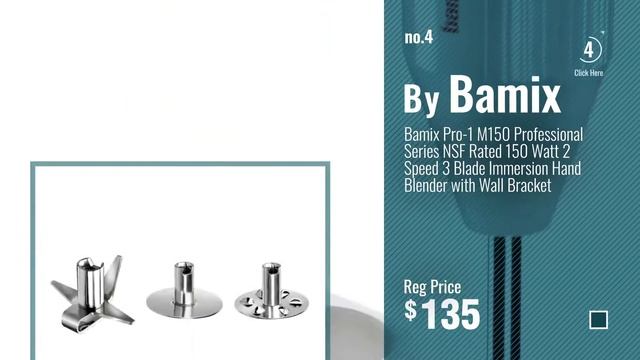 Top 10 Bamix Blenders [2018]: Bamix Pro-2 G200 Professional Series NSF Rated 200 Watt 2 Speed 3 смотреть онлайн