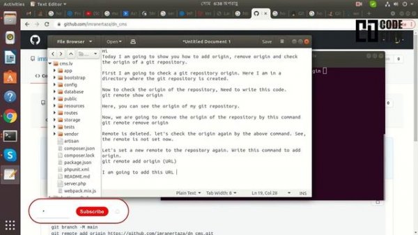Add remote origin | Remove Remote Origin | Checking the Existing Origin in git